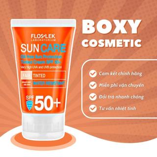Kem Chống Nắng Bảo Vệ Da Floslek Oil Free Sun Protection Tinted Cream SPF50+ 50ml