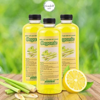 Nước lau sàn tinh dầu sả chanh 100% organic sạch khuẩn thơm mát tự nhiên chai lớn 1000ml