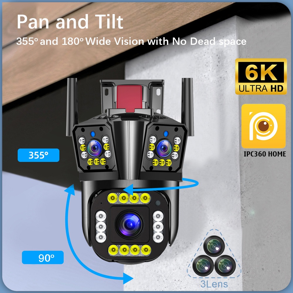 Camera Wifi  PTZ Siêu nét, Góc rộng - Camera Xoay 350°, Đàm thoại, Nhìn đêm có màu, phát hiện chuyển động thông minh