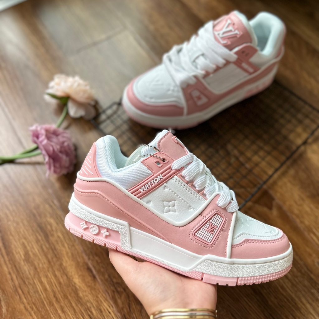 GIÀY THỂ THAO EO VÌ HỒNG DA