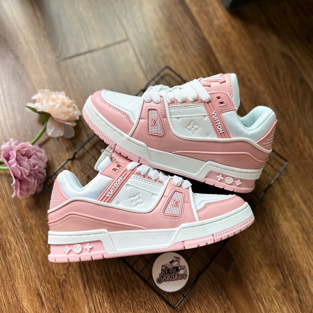 GIÀY THỂ THAO EO VÌ HỒNG DA