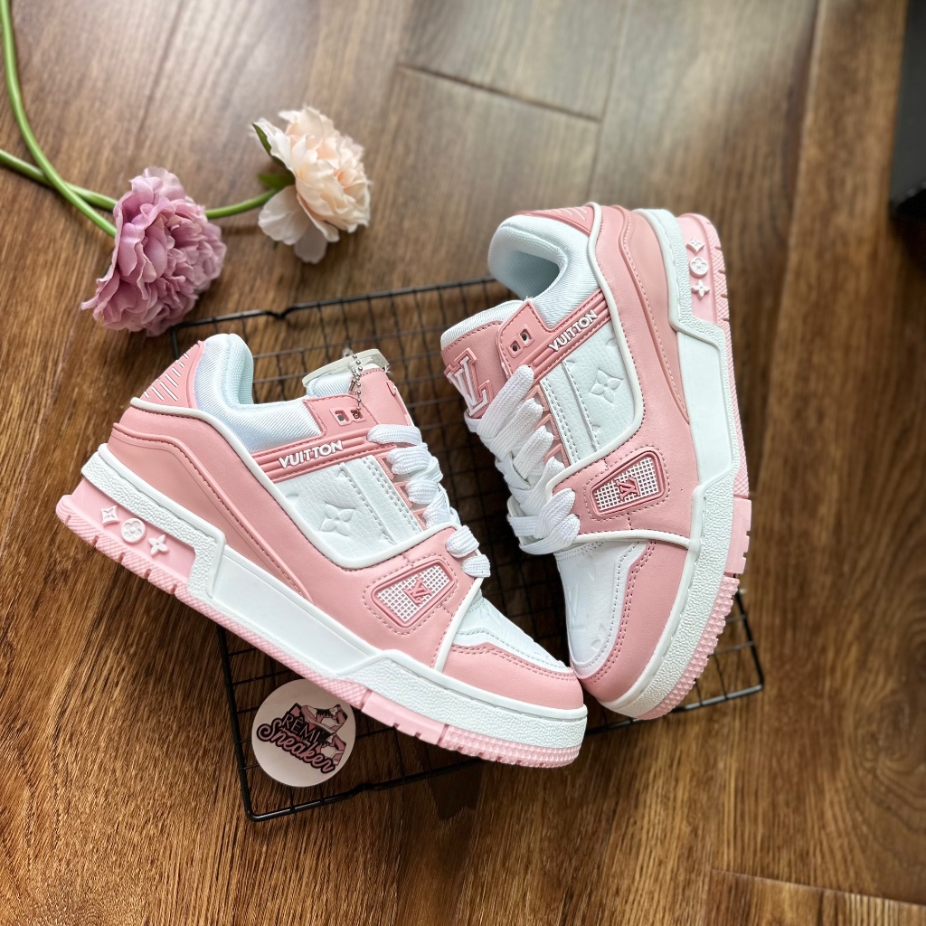 GIÀY THỂ THAO EO VÌ HỒNG DA