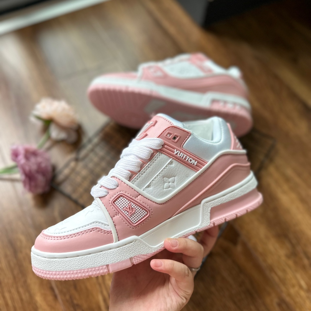 GIÀY THỂ THAO EO VÌ HỒNG DA