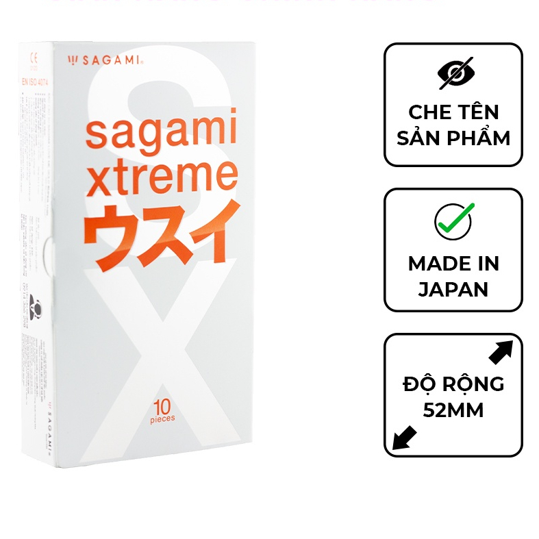 Bao Cao Su Sagami Xtreme Superthin, BCS Siêu Mỏng