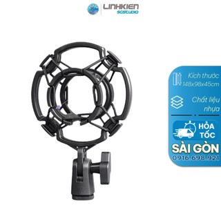 Shockmount cho micro mic thu âm,mic live stream đầu ren 3/8 giá ôm mic