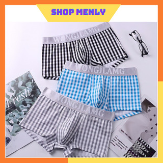 [SHIP HỎA TỐC]sịp nam giá rẻ 💥 FREESHIP 💥 Quần Lót Boxer Nam Hàng Chất Lượng Cao💥Sịp kẻ Thanh Lịch