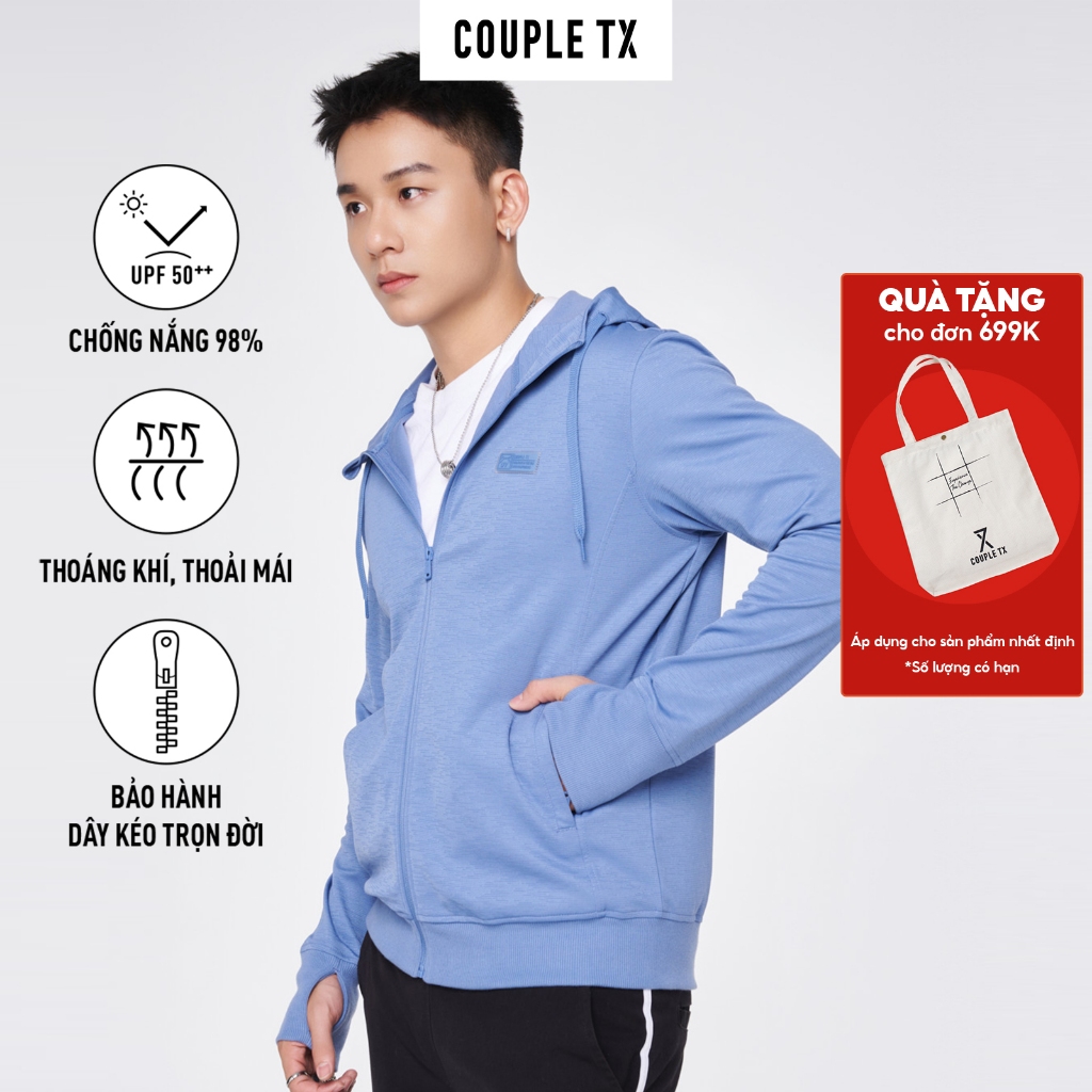 Áo Khoác Chống Nắng Nam Couple TX Anti UV Thun Xược Màu MOK 1045