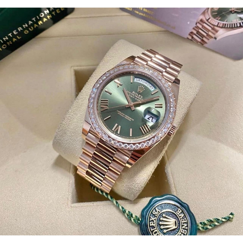 Đồng Hồ Rolex Datejust Máy Nhật Tự Động Cao cấp, Vạch Số La Mã Chạy 2 Lịch, Thép 904L - Fullbox