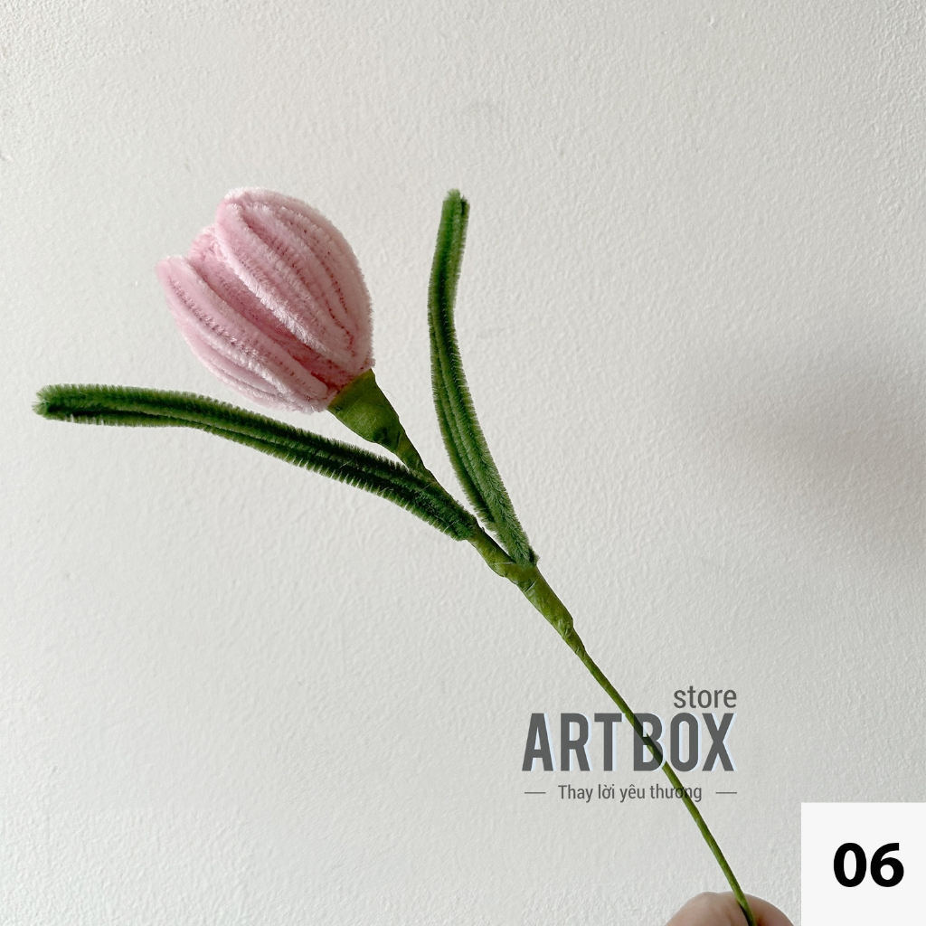 Hoa kẽm nhung làm sẵn cành nhiều mẫu, hoa ly, hoa tulip - Shop điện nước 49