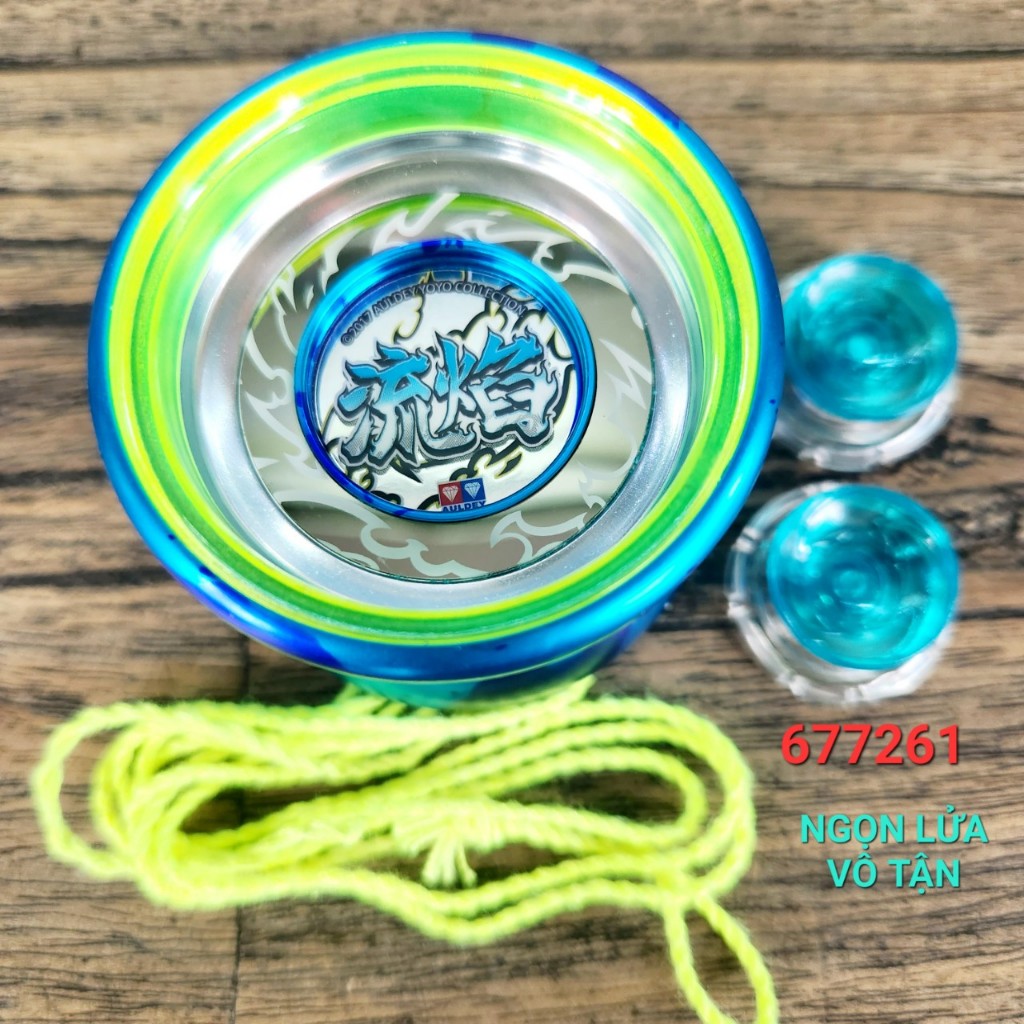 CLIP TEST ĐÓNG HÀNG Yoyo 1A Auldey Full Kim Loại không nhạy Chính Hãng Ngọn Lửa Vô Tận