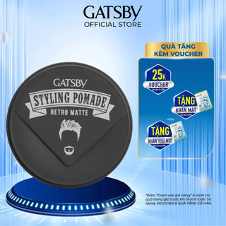 Pomade tạo kiểu tóc GATSBY styling pomade retro matte 75g