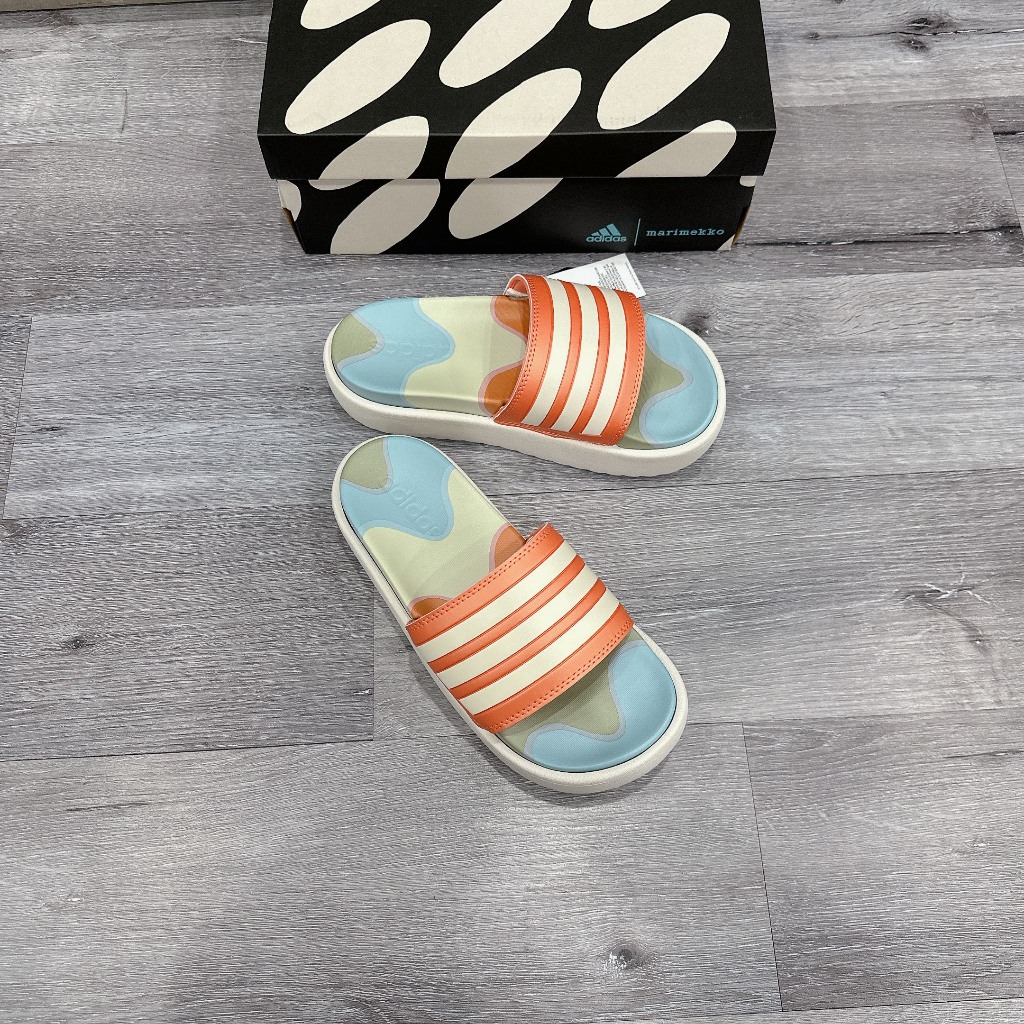 Dép Adidas Platform x Marimekko Aqualette Ocean