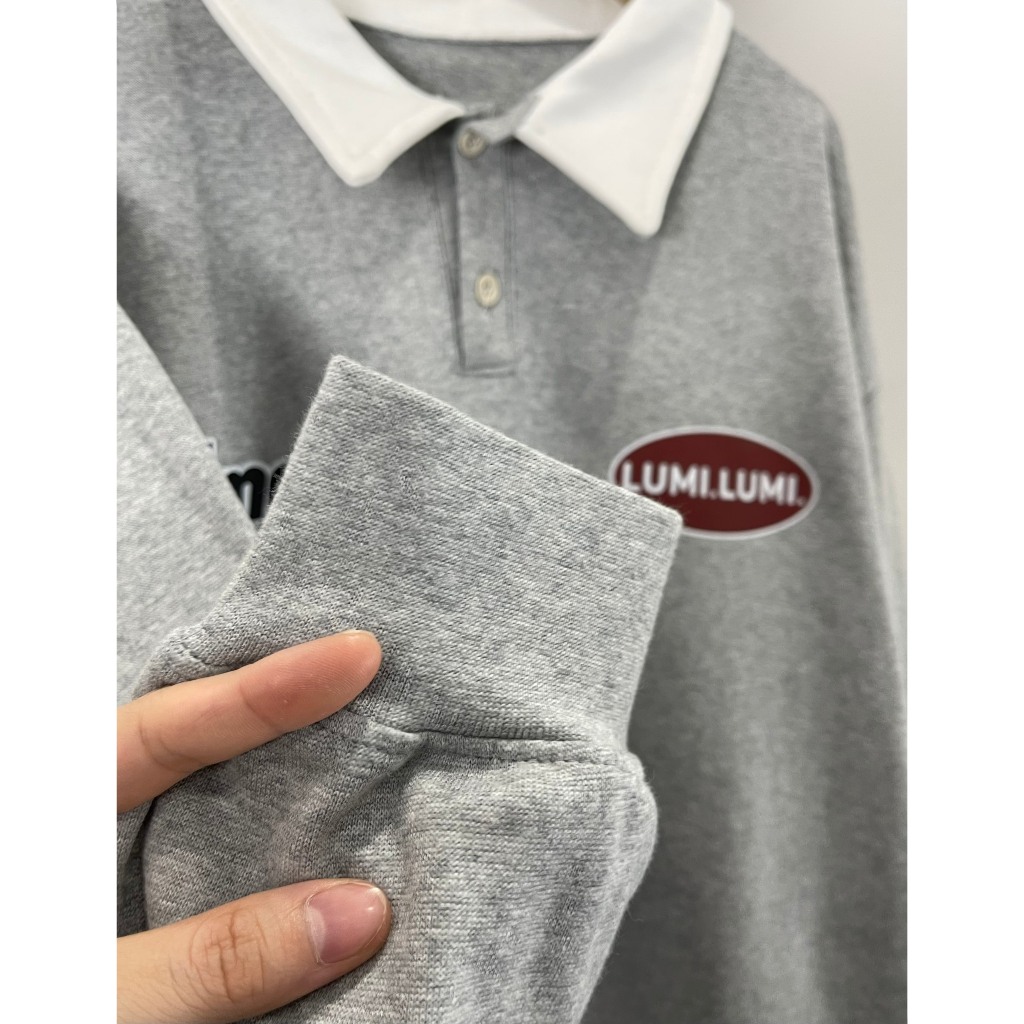ÁO POLO XÁM CỔ TRẮNG LMC LUMI.LUMI C15 LUMIHOUSE