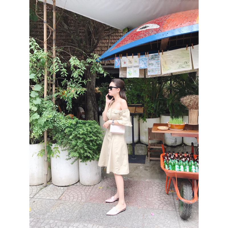 VÁY SO YOUNG TRỄ VAI SIZE S