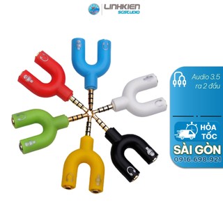 🔥 GIÁ SỈ 🔥 Jack Cục chia 1 đầu 3.5mm ra 2 đầu 3.5mm cho phone and Loa