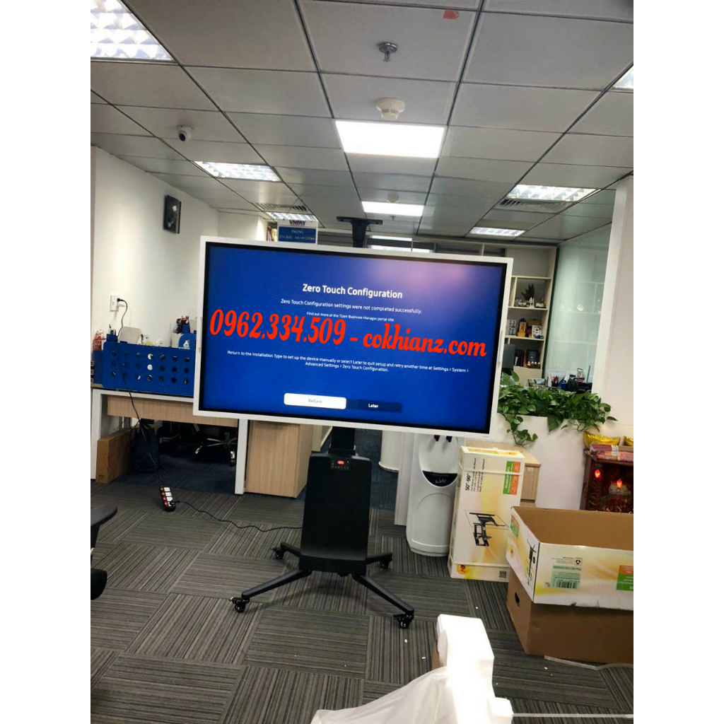 KHUNG TREO TIVI DI ĐỘNG NB TW85  - Nâng Hạ Tự Động hàng cao cấp