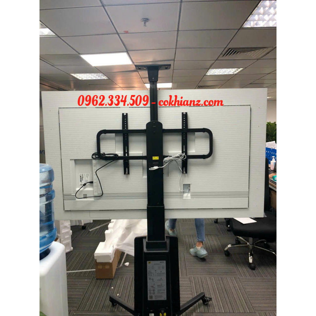 KHUNG TREO TIVI DI ĐỘNG NB TW85  - Nâng Hạ Tự Động hàng cao cấp