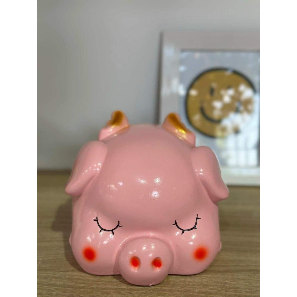 Lợn Đất Hồng Tiết Kiệm - Heo Đất Cánh Tiên Siêu Hot - Chú Heo Đất Đáng Yêu