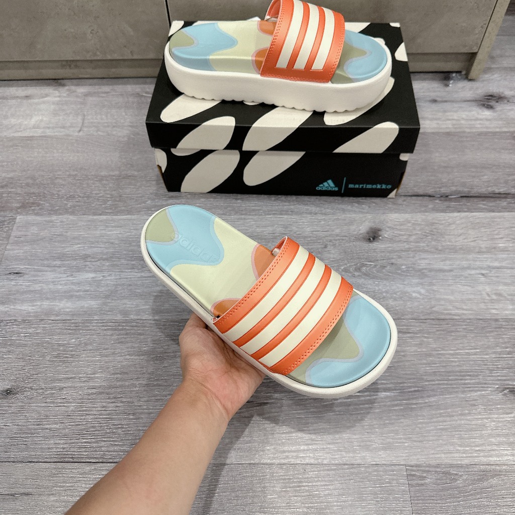 Dép Adidas Platform x Marimekko Aqualette Ocean