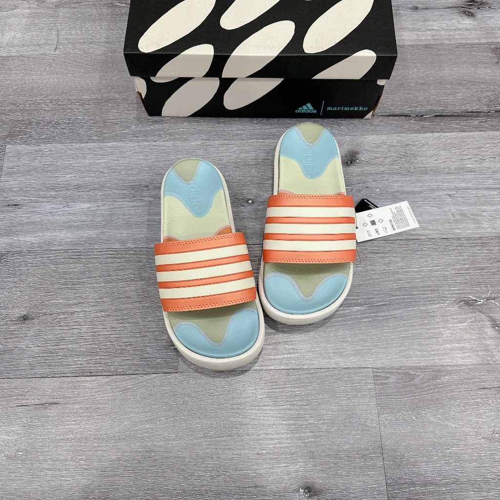Dép Adidas Platform x Marimekko Aqualette Ocean