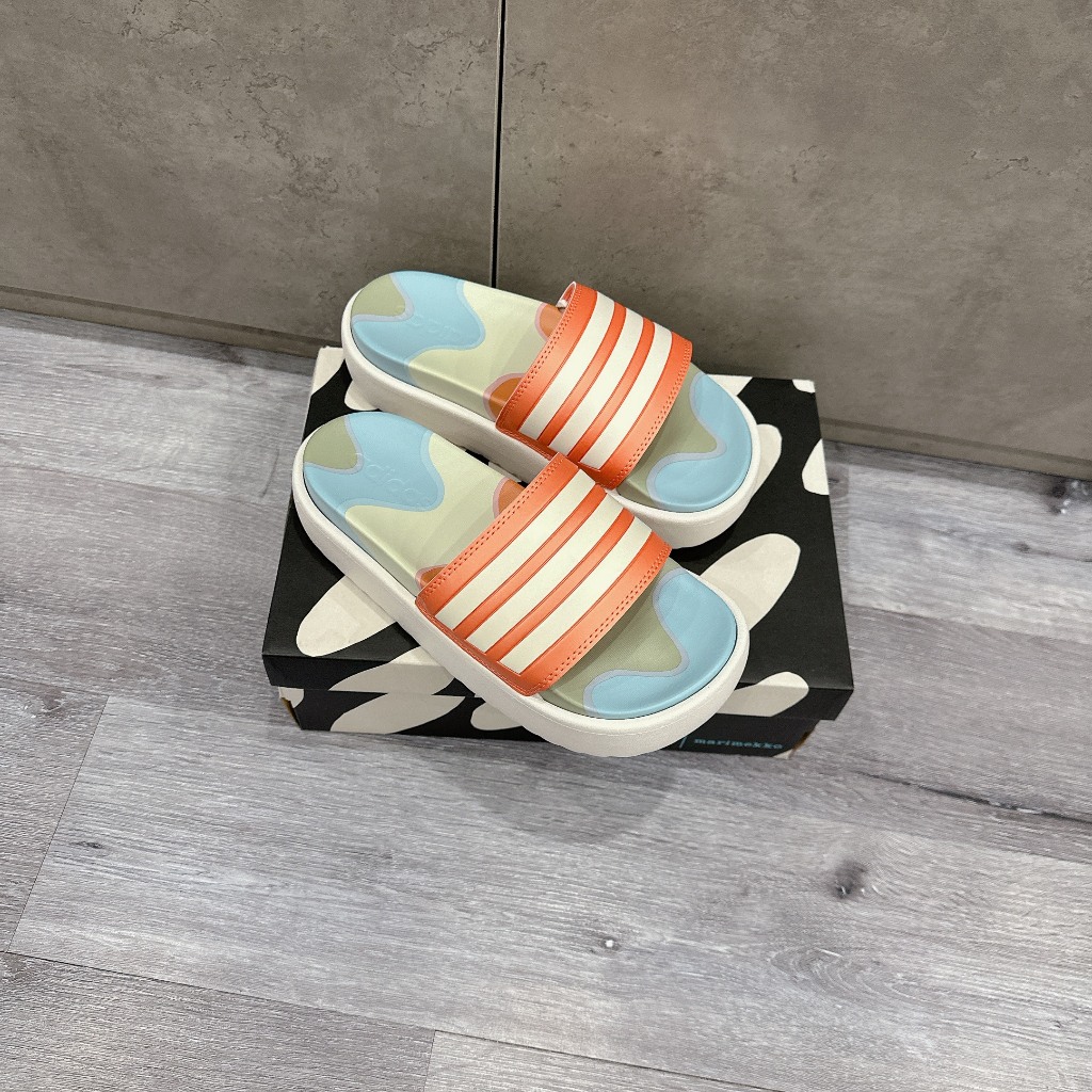 Dép Adidas Platform x Marimekko Aqualette Ocean