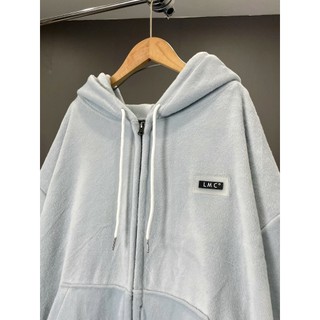 Áo babyzip lông xanh dương nhạt lmc lumihouse c19