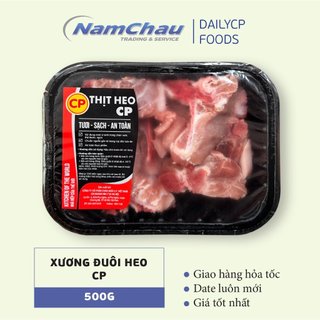 Xương đuôi heo tươi CP khay 500gr/ thịt heo tươi sạch CP