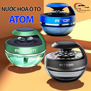 Nước hoa để taplo xe ô tô thơm lâu khử mùi hôi oto,chai lọ sáp nước hoa Atom cao cấp ôtô xe hơi dùng năng lượng mặt trời