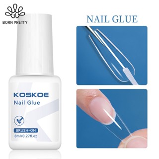KOSKOE Keo Dán Móng Giả 8ml Nhanh Khô Keo Dán Móng Đính Đá Siêu Chắc Keo Đính Đá
