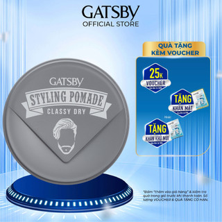 Pomade tạo kiểu tóc gatsby styling pomade classy dry 75g