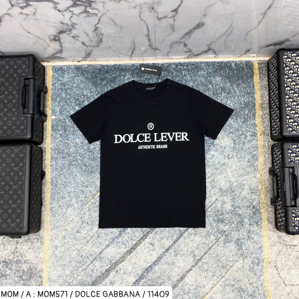 Áo thun nam nữ Đolcê - LEVER in chữ đơn giản mà đẹp - áo phông cháy phố