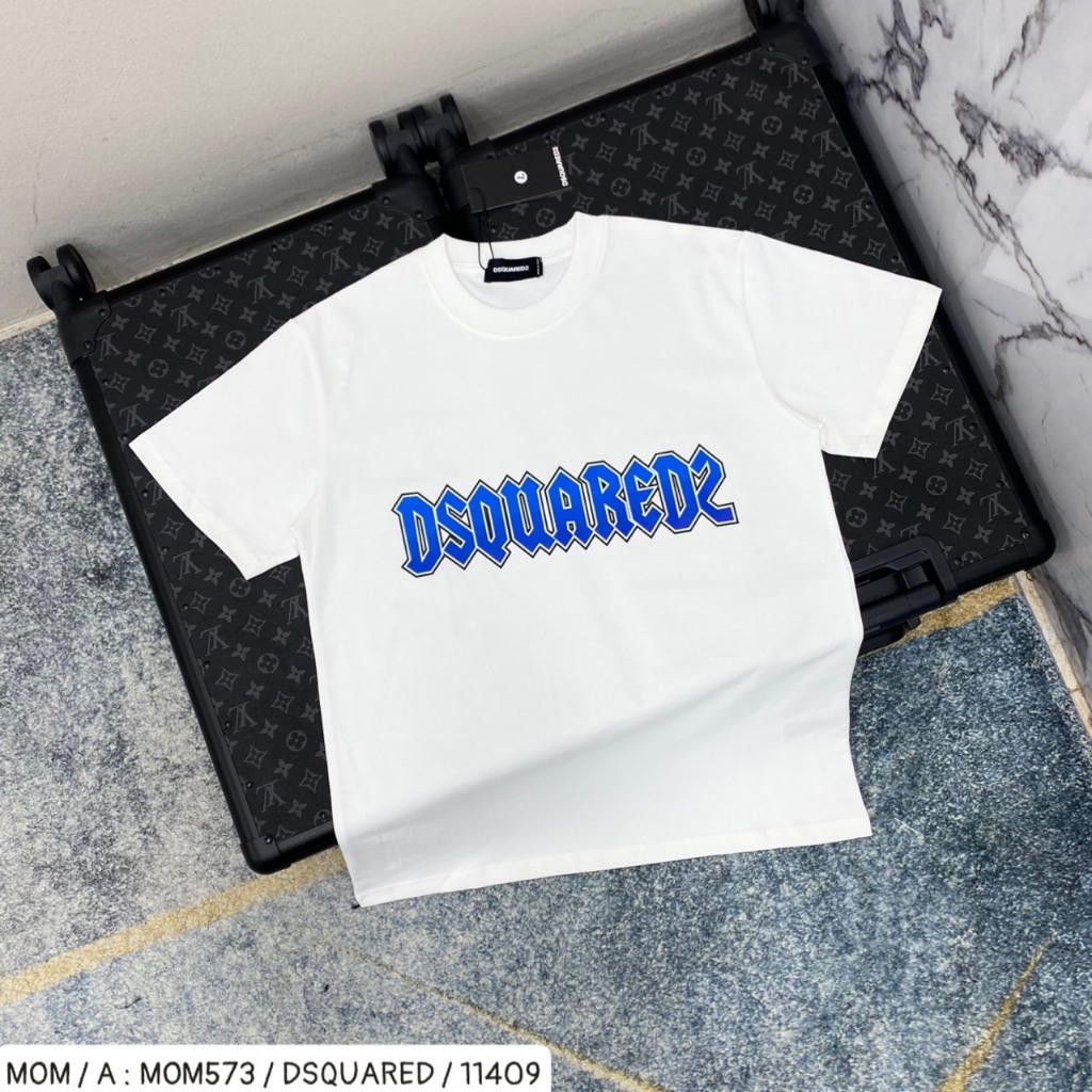 Áo thun nam nữ ĐS-Q2 chữ xanh siêu phẩm 2023 - áo phông cao cấp cotton