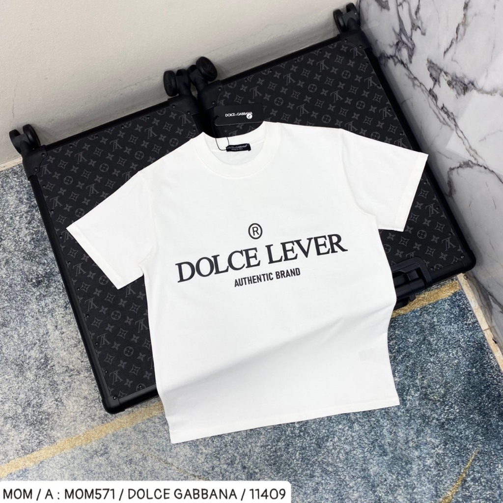 Áo thun nam nữ Đolcê - LEVER in chữ đơn giản mà đẹp - áo phông cháy phố