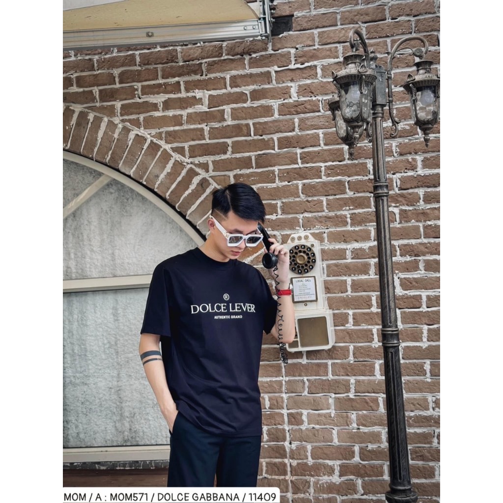 Áo thun nam nữ Đolcê - LEVER in chữ đơn giản mà đẹp - áo phông cháy phố