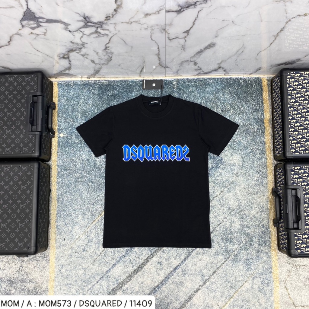 Áo thun nam nữ ĐS-Q2 chữ xanh siêu phẩm 2023 - áo phông cao cấp cotton