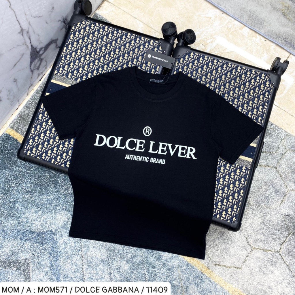 Áo thun nam nữ Đolcê - LEVER in chữ đơn giản mà đẹp - áo phông cháy phố
