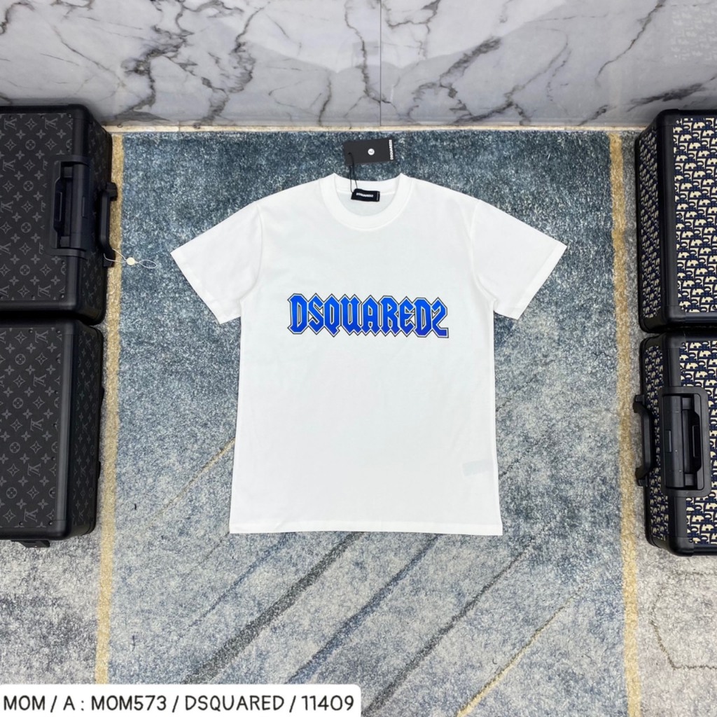 Áo thun nam nữ ĐS-Q2 chữ xanh siêu phẩm 2023 - áo phông cao cấp cotton