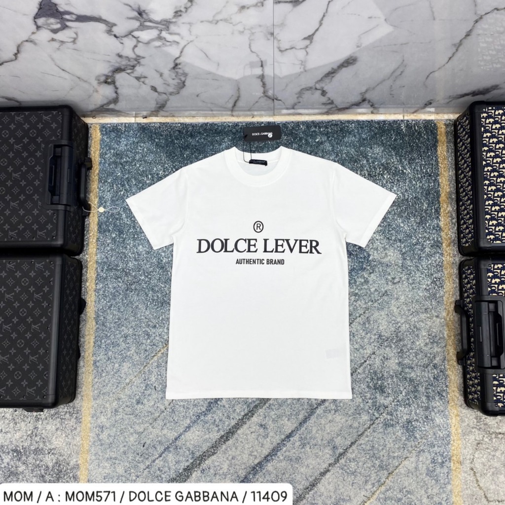 Áo thun nam nữ Đolcê - LEVER in chữ đơn giản mà đẹp - áo phông cháy phố