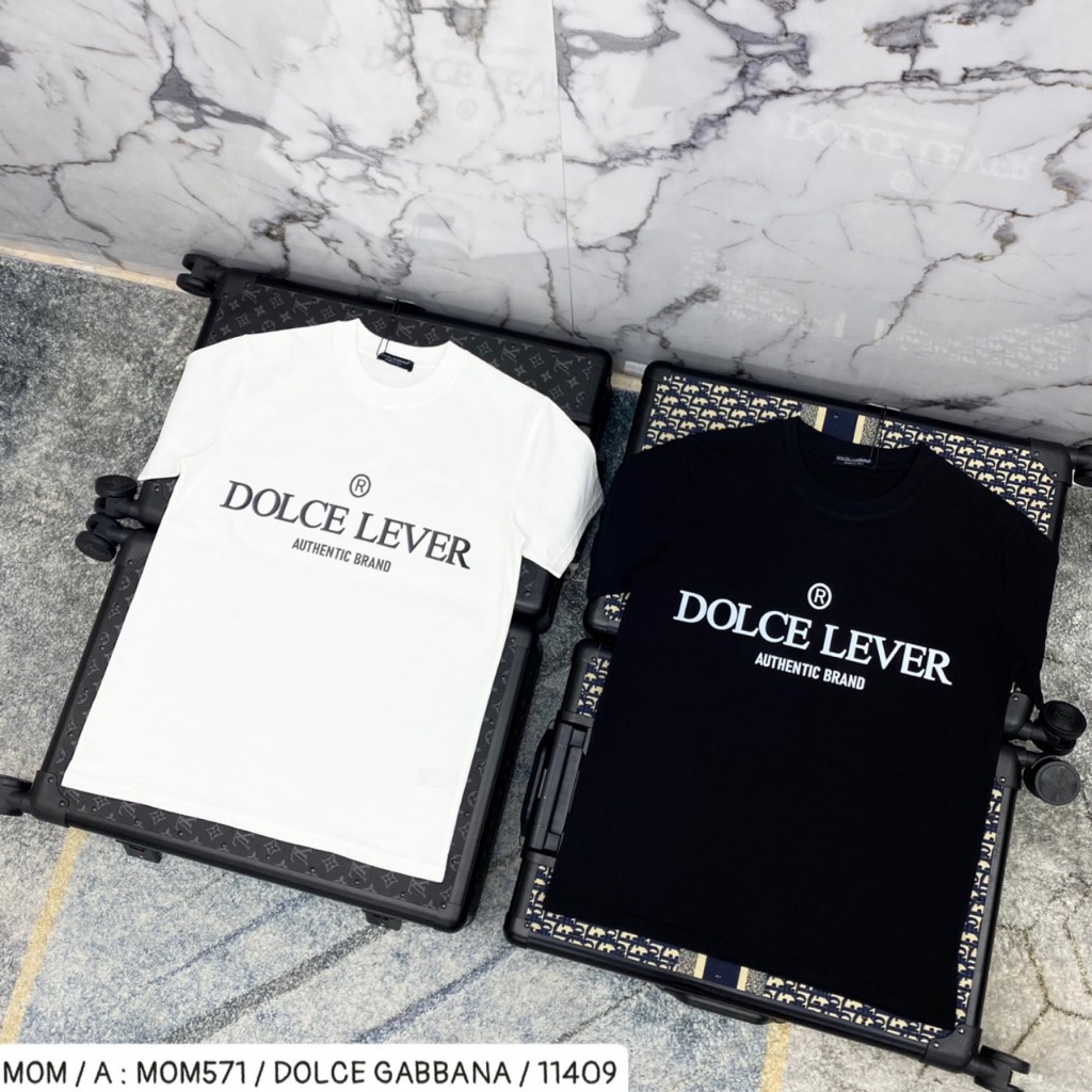 Áo thun nam nữ Đolcê - LEVER in chữ đơn giản mà đẹp - áo phông cháy phố