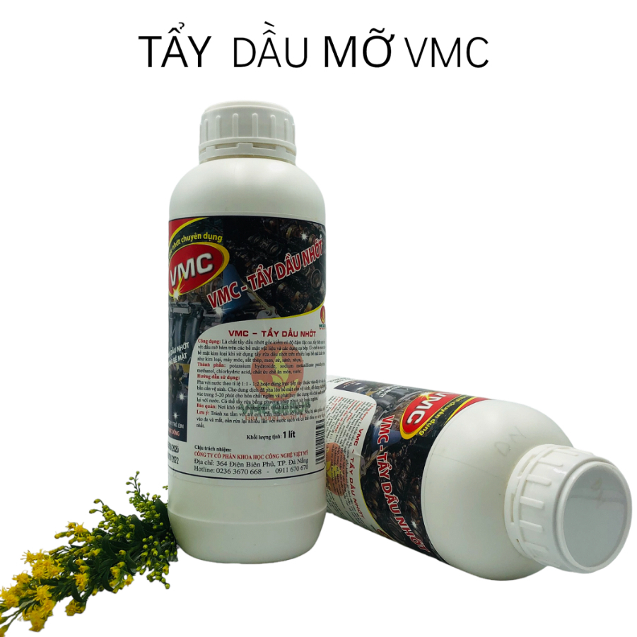 Siêu tẩy dầu mỡ vmc chai 1 lít