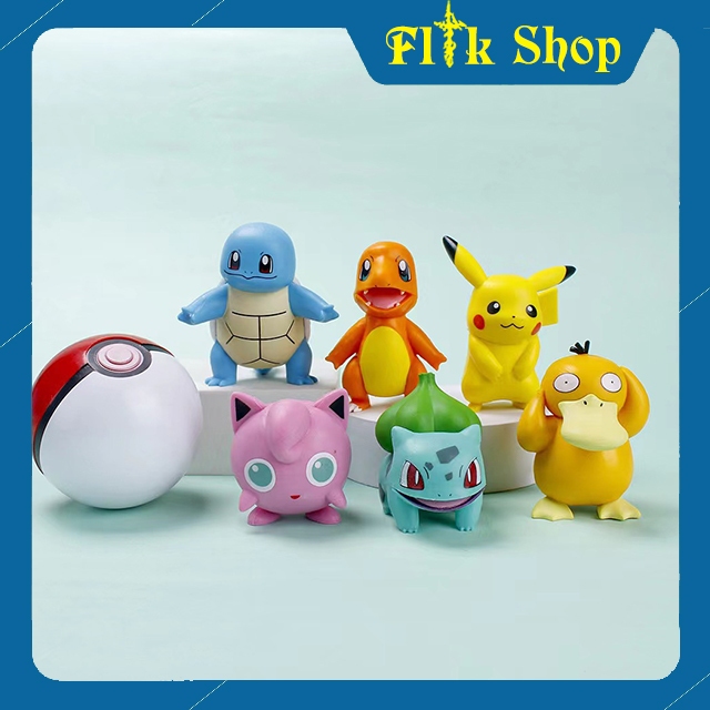 Mô hình Anime/Manga Pokemon - Bửu bối thần kì - Mẫu 10 có lỗ móc