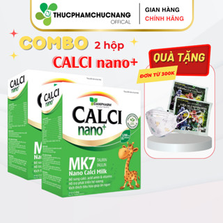 Combo 2 hộp Canxi milk nano mk7 DANIPHARM, canxi cho bé ăn ngon ngủ tốt