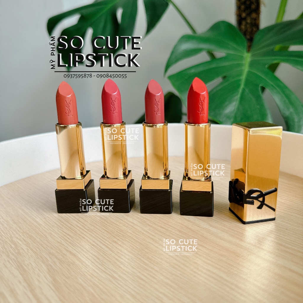 Son Thỏi YSL Rouge Pur Couture Lipstick Mini NM - Mini RM - N8 - N12 - O154 Nobox 1.3gr
