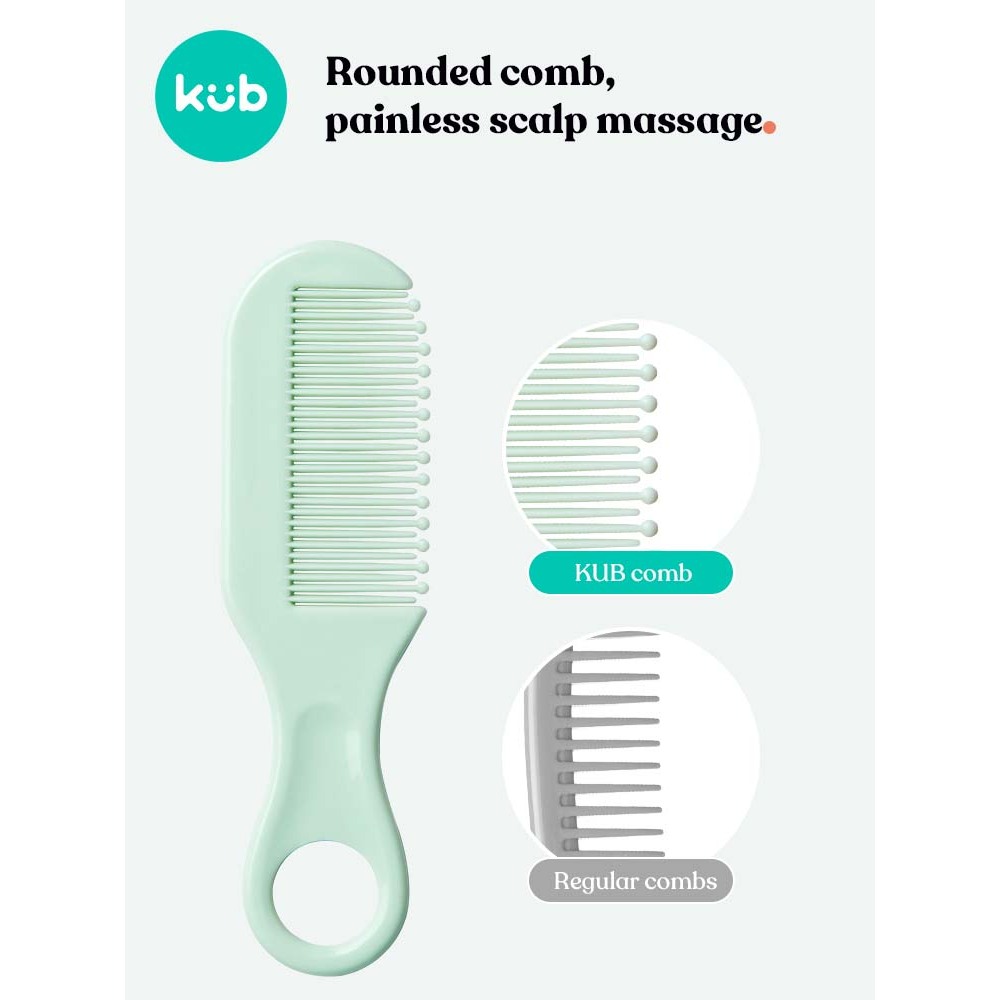 Kéo cắt tóc cho bé KUB chống gỉ kèm lược dụng cụ cắt tóc cho bé máy cắt tóc cho bé máy cạo tóc cho bé dụng cụ cắt tóc