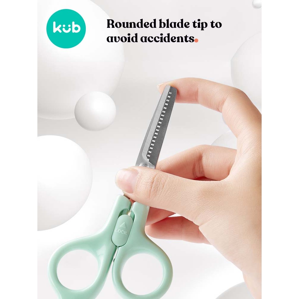 Kéo cắt tóc cho bé KUB chống gỉ kèm lược dụng cụ cắt tóc cho bé máy cắt tóc cho bé máy cạo tóc cho bé dụng cụ cắt tóc