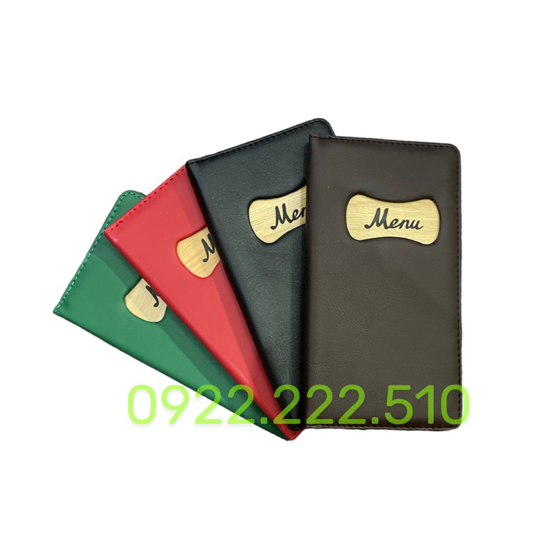 CUỐN BÌA MENU DA 10-20 LÁ NHỎ 202/208