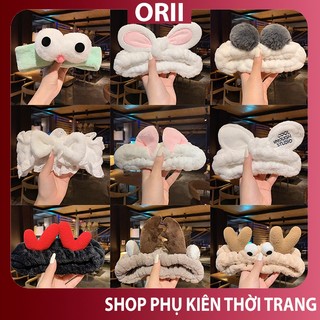 Băng đô rửa mặt nhiều kiểu dễ thương dành cho nữ ,nam ,bờm cute cố định tóc trang điểm rửa mặt.mã kkll