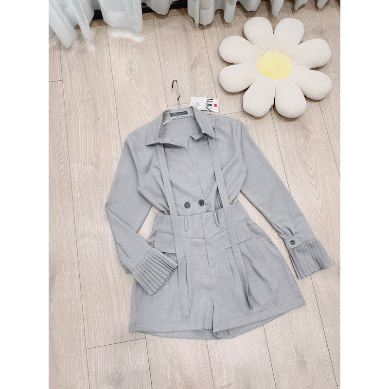 Set áo sơ mi + quần short ZARA