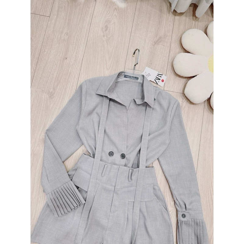 Set áo sơ mi + quần short ZARA