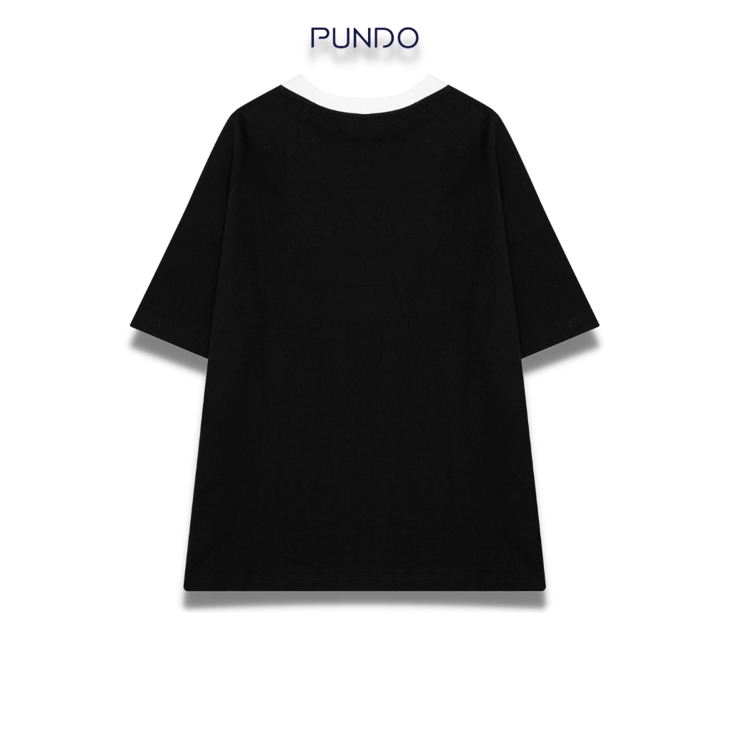 Áo thun unisex phối viền chất vải Cotton dày dặn ATPD82